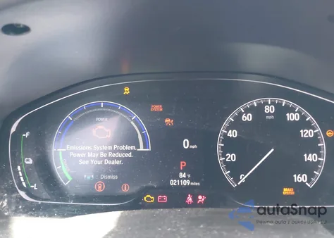 2022 Honda Accord Hybrid Touring z USA, uszkodzony, nr VIN 1HGCV3F95NA029566